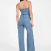 Eco Donna Strapless Denim Jumpsuit