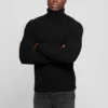 Eco Ezra Turtleneck Cable-Knit Sweater