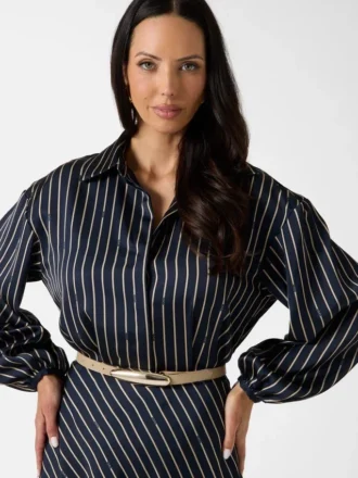 Eco Fatou Striped Maxi Dress
