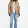 Eco Faux-Leather Puffer Jacket