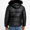 Eco Faux-Leather Puffer Jacket