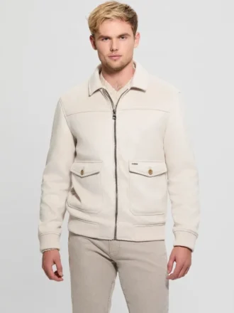 Eco Faux-Suede Trucker Jacket
