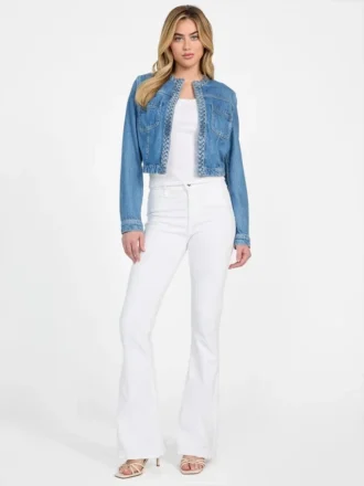 Eco Featherweight Juliana Braided Denim Jacket