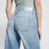 Eco Featherweight Mid-Rise Palazzo Jeans