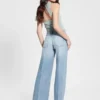 Eco Featherweight Mid-Rise Palazzo Jeans