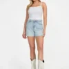 Eco Featherweight Relaxed Midi Denim Shorts