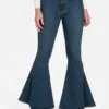 Eco Franki Belted Flare Jeans