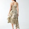 Eco Giselle Printed Asymmetrical Dress