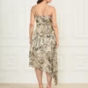 Eco Giselle Printed Asymmetrical Dress