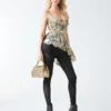 Eco Giselle Printed Asymmetrical Top