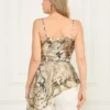 Eco Giselle Printed Asymmetrical Top