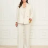 Eco Greta Linen-Blend Blazer