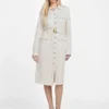 Eco Greta Linen-Blend Safari Dress