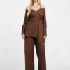 Eco Greta Linen-Blend Wrap Tunic