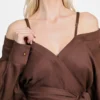 Eco Greta Linen-Blend Wrap Tunic
