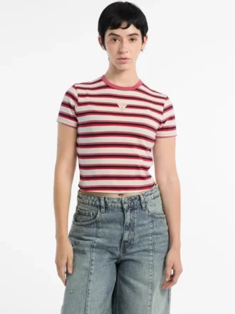 Eco Guess Originals Core Striped Baby Tee