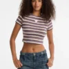 Eco Guess Originals Core Striped Baby Tee