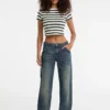 Eco Guess Originals Core Striped Baby Tee