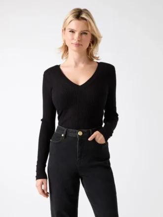 Eco Isa V-Neck Sweater Top