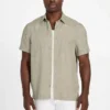 Eco Jacquard Foliage Pocket Shirt
