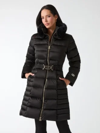 Eco Jastin Quilted Down Midi Jacket