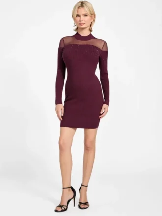 Eco Jeena Rhinestone Sweater Dress