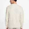 Eco Jeffry Cable-Stitch Cardigan Sweater