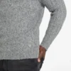 Eco Jemmy Turtleneck Mixed-Stitch Sweater