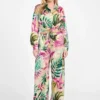 Eco Jun Printed Satin Shirt
