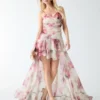 Eco Kendall Printed High-Low Dress