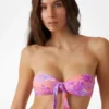 Eco Knotted Bandeau Bikini Top