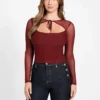 Eco Lauryn Tied Mesh Top
