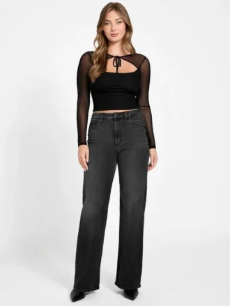 Eco Lauryn Tied Mesh Top