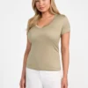 Eco Light Basic V-Neck Tee