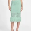 Eco Luca Fringe Hem Skirt