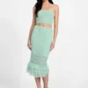 Eco Luca Fringe Hem Skirt
