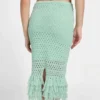 Eco Luca Fringe Hem Skirt