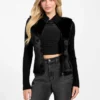 Eco Mila Faux-Fur Zipped Cardigan