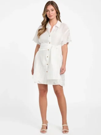 Eco Mindy Embroidered Mini Dress