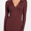 Eco Miranda Ribbed Sweater Dress