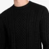 Eco Nathan Mixed Cable-Knit Sweater
