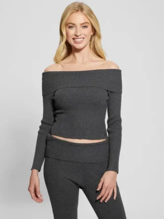 Eco Nina Off-The-Shoulder Sweater