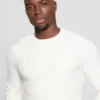 Eco Noah Crewneck Celtic Cable-Knit Sweater
