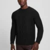 Eco Noah Crewneck Celtic Cable-Knit Sweater