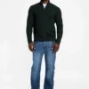 Eco Noel Zip Cable-Knit Sweater