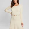 Eco Paige Pleated Sweater Dress