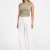Eco Palm Leaf Corset Tee