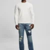 Eco Peony Jacquard Crewneck