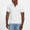 Eco Percy Textured Zip Polo