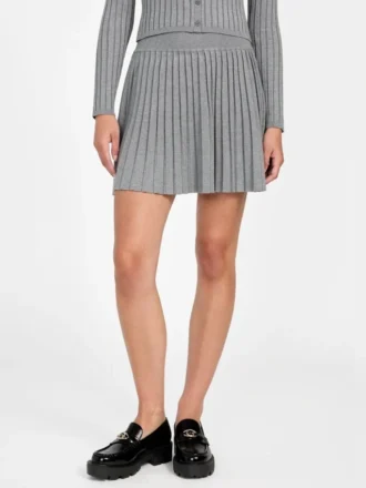 Eco Pleated Miranda Sweater Skirt